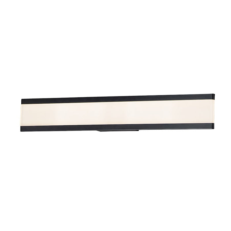 Maxim Lighting Visor 30" LED 2-Light Wall Sconce, Black
