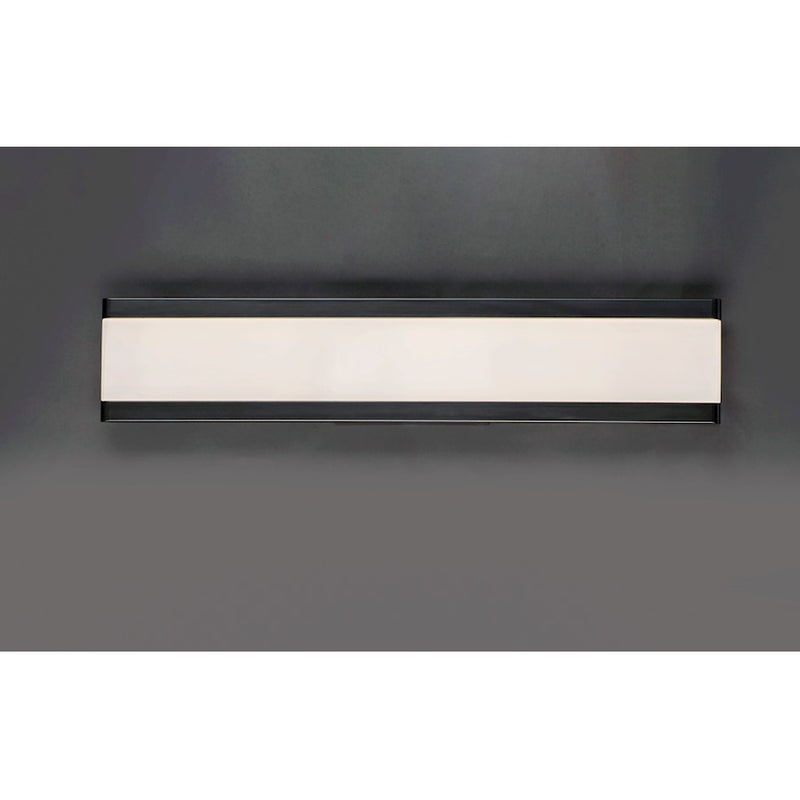 Maxim Lighting Visor 30" LED 2-Light Wall Sconce, Black