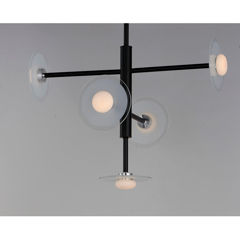 Maxim Lighting Helio 5-Light LED Pendant, Black