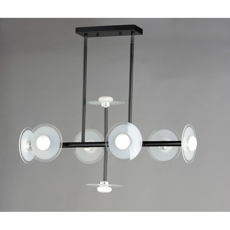 Maxim Lighting Helio 8-Light LED Pendant, Black