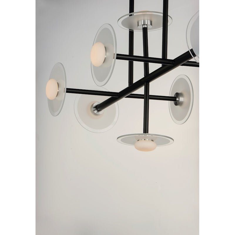 Maxim Lighting Helio 8-Light LED Pendant, Black