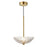 Maxim Lighting Metropolis 1 Light Wall Sconce, Brass/Textured Clear
