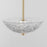Maxim Lighting Metropolis 1 Light Wall Sconce, Brass/Textured Clear