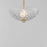 Maxim Lighting Metropolis 1 Light Wall Sconce, Brass/Textured Clear