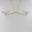 Maxim Lighting Metropolis 2 Light Linear Pendant, Brass/Clear