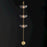 Maxim Lighting Metropolis 3 Light Wall Sconce, Brass/Textured Clear