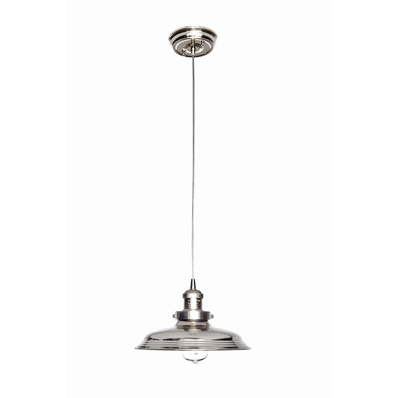 Maxim Lighting Mini Hi-Bay 1-Light Pendant w/ Bulb in Satin Nickel