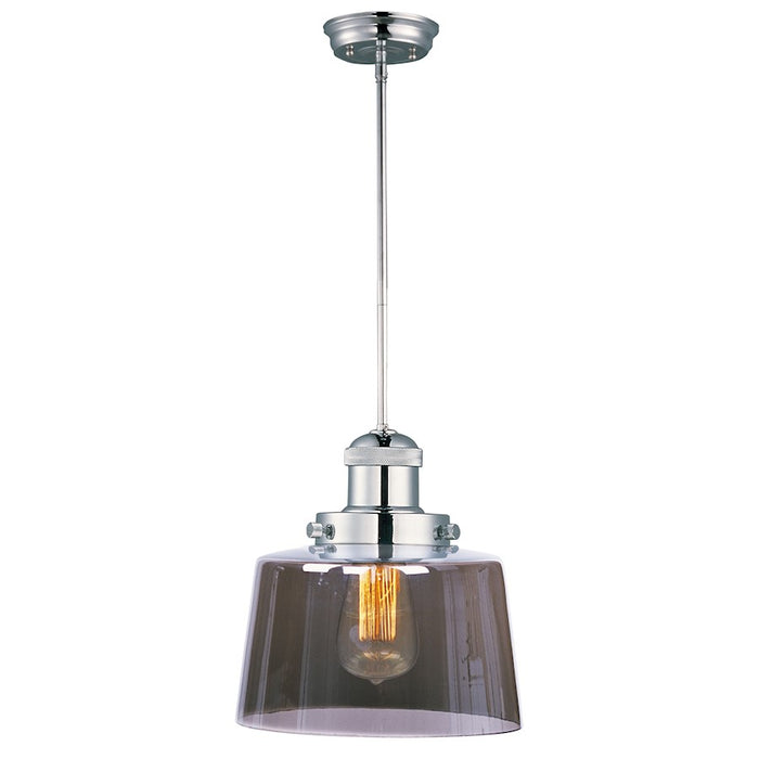 Maxim Lighting Mini Hi Bay 1Lt Pendant Cord Hung, NK/Mirror Smoke - 25029MSKPN