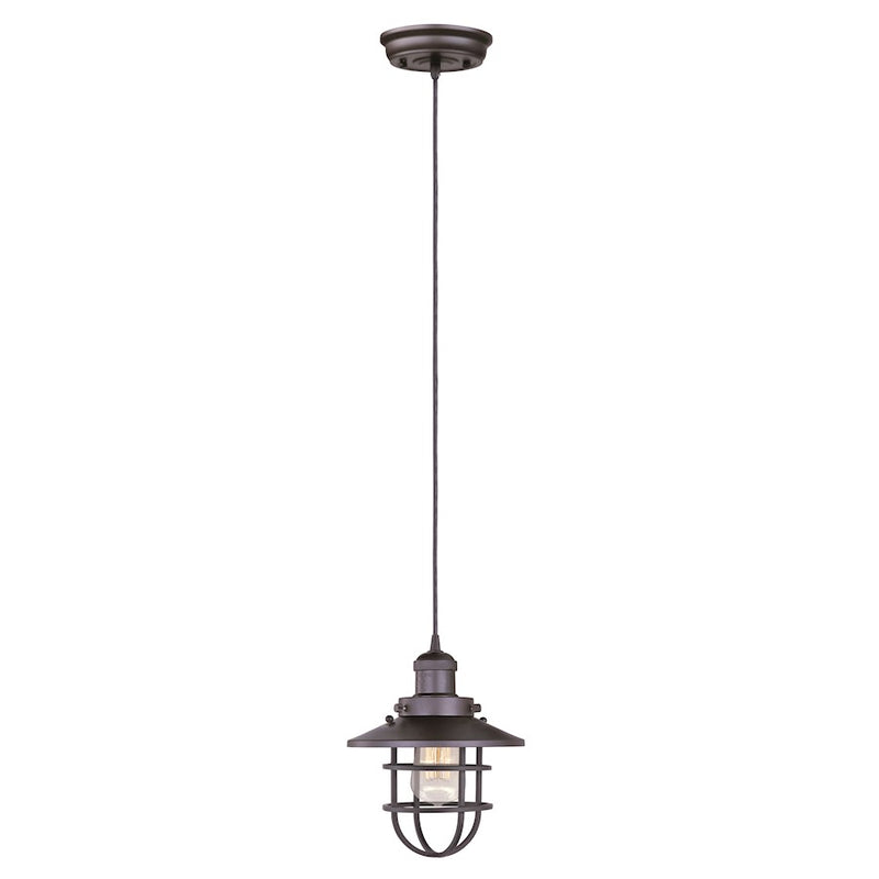Maxim Lighting Mini Hi-Bay 1 Light Pendant, Bronze