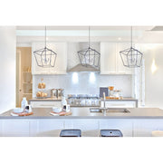 Maxim Lighting 35.75' x 32.5' Abode 8 Lt Chandelier, Black/Nickel