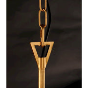 Maxim Lighting Abode 5-Light Chandelier, Gold Leaf/Textured Black