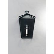 Maxim Lighting Abode 1-Light Wall Mount, Black/Polished Nickel