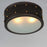Maxim Lighting Trestle 2-Light Flush Mount, Oil Rubbed Bronze/Brass