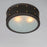 Maxim Lighting Trestle 2-Light Flush Mount, Oil Rubbed Bronze/Brass