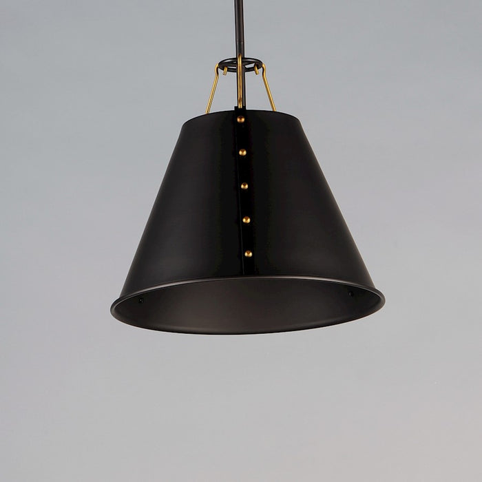 Maxim Lighting Trestle 1-Light Pendant, Oil Rubbed Bronze/Brass