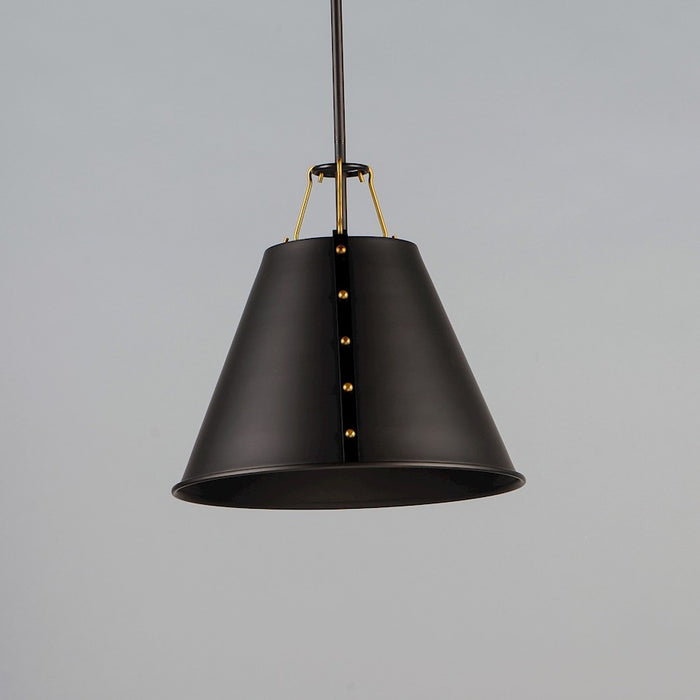 Maxim Lighting Trestle 1-Light Pendant, Oil Rubbed Bronze/Brass
