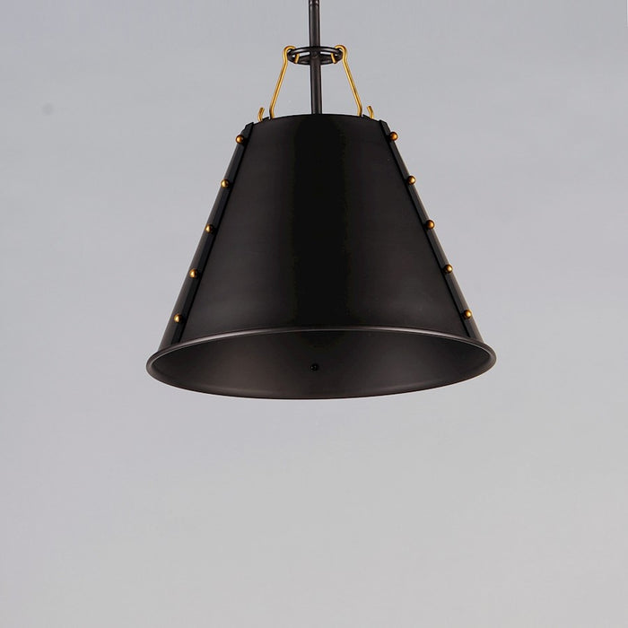 Maxim Lighting Trestle 1-Light Pendant, Oil Rubbed Bronze/Brass