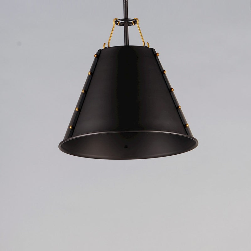 Maxim Lighting Trestle 1-Light Pendant, Oil Rubbed Bronze/Brass