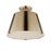 Maxim Lighting Carlo 1 Light Semi-Flush Mount, Bronze/Leather/Brass