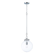 Maxim Lighting 14.75' Retro 1 Light Pendant, Nickel