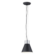 Maxim Lighting Storehouse LED Small Pendant, Aluminum/Black