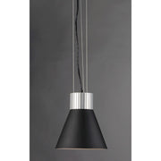 Maxim Lighting Storehouse LED Small Pendant, Aluminum/Black
