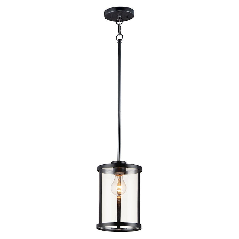 Maxim Lighting Sentinel 1-Light Mini Pendant, Clear