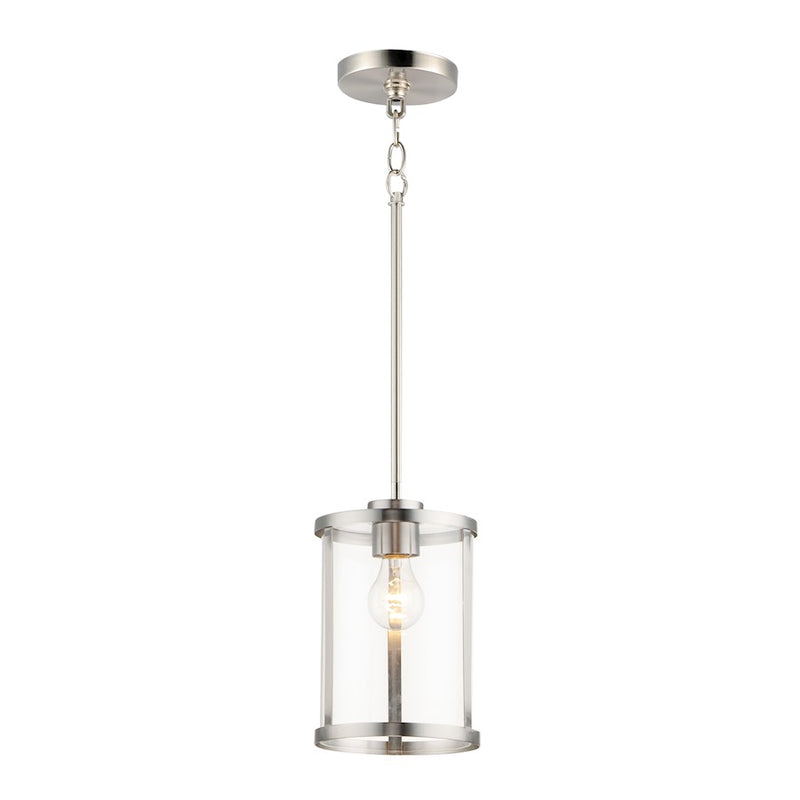 Maxim Lighting Sentinel 1-Light Mini Pendant, Clear