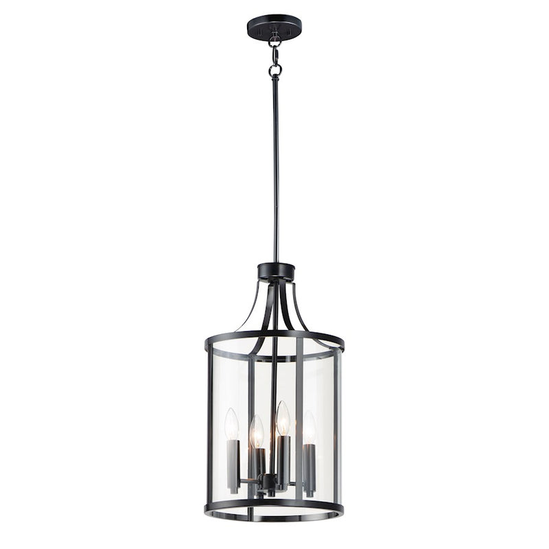 Maxim Lighting Sentinel 4-Light Pendant, Clear