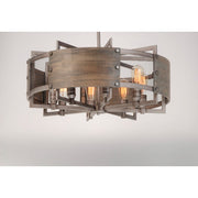 Maxim Lighting Outland 8-Light Pendant, Barn Wood/Weathered Zinc