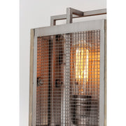 Maxim Lighting Outland 1-Light Wall Sconce, Barn Wood/Weathered Zinc