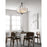 Maxim Lighting Savant 8-Light Chandelier, Bronze/Antique Brass