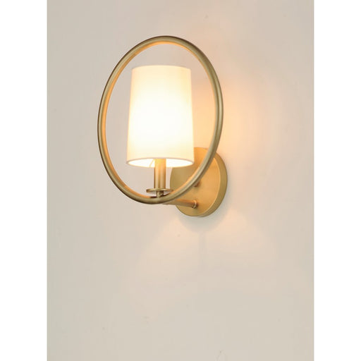 Maxim Lighting Meridian 1-Light Wall Sconce, Natural Aged Brass