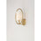 Maxim Lighting Meridian 1-Light Wall Sconce, Natural Aged Brass