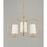 Maxim Lighting Meridian Chandelier, Natural Aged Brass