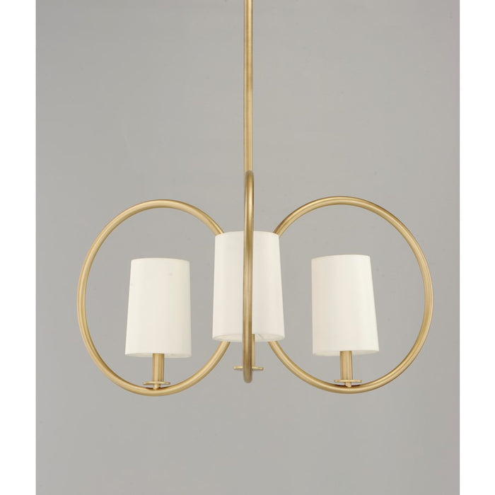 Maxim Lighting Meridian Chandelier, Natural Aged Brass