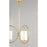 Maxim Lighting Meridian Chandelier, Natural Aged Brass