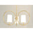 Maxim Lighting Meridian Chandelier, Natural Aged Brass