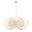 Maxim Lighting Meridian Chandelier, Natural Aged Brass