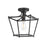 Maxim Lighting Clifton 1 Light 11.75" Semi-Flush Mount, Black - 25311BK