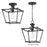 Maxim Lighting Clifton 1 Light 11.75" Semi-Flush Mount, Black