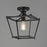 Maxim Lighting Clifton 1 Light 11.75" Semi-Flush Mount, Black