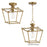 Maxim Lighting Clifton 1Lt 11.75" Semi-Flush Mount, Aged Brass