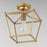 Maxim Lighting Clifton 1Lt 11.75" Semi-Flush Mount, Aged Brass