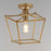 Maxim Lighting Clifton 1Lt 11.75" Semi-Flush Mount, Aged Brass