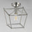 Maxim Lighting Clifton 1 Light 11.75" Semi-Flush Mount, Satin Nickel