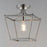 Maxim Lighting Clifton 1 Light 11.75" Semi-Flush Mount, Satin Nickel