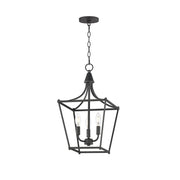 Maxim Lighting Clifton 3 Light 20.75" Single Pendant, Black - 25313BK