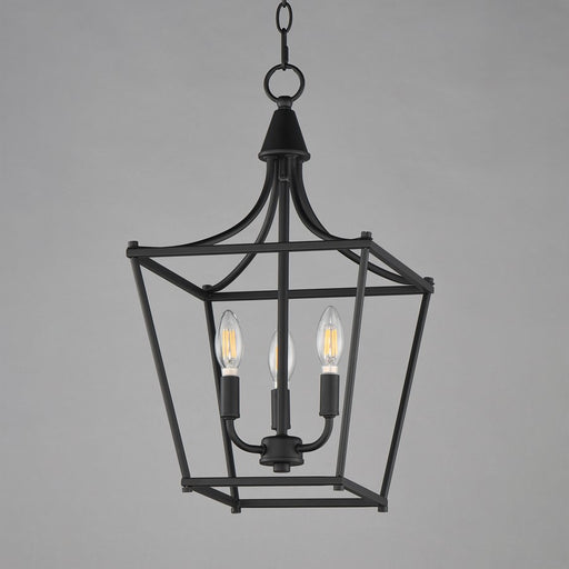 Maxim Lighting Clifton 3 Light 20.75" Single Pendant, Black
