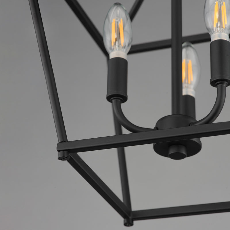 Maxim Lighting Clifton 3 Light 20.75" Single Pendant, Black